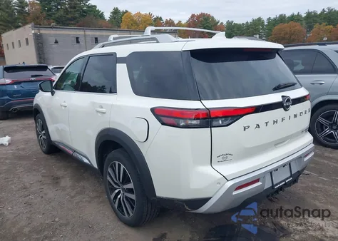 2023 Nissan Pathfinder Platinum 4Wd z USA, uszkodzony, nr VIN 5N1DR3DJ2PC205559